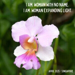 I Am. Woman With No Name. I Am. Woman Expanding Light. Masterclass Connection to The Divine